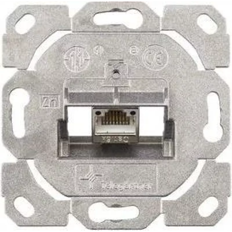 TELEGÄRTNER AMJ-S Cat.6A tienený RJ45 pripojovací modul s krytom, čistobiela J00020A0514