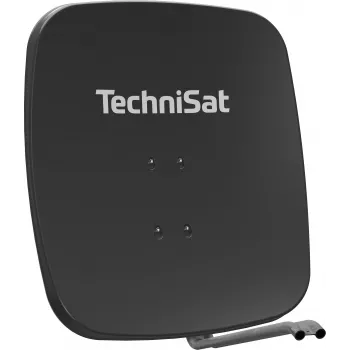 TechniSat SATMAN 65 PLUS satelitná parabola – 65 cm, 35,7 dBi zisk, HDTV, montáž na stožiar, svetlosivá