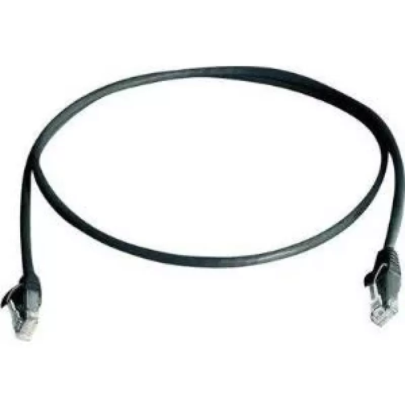 Telegärtner L00001A0238 2m Cat6 U/UTP čierny sieťový kábel