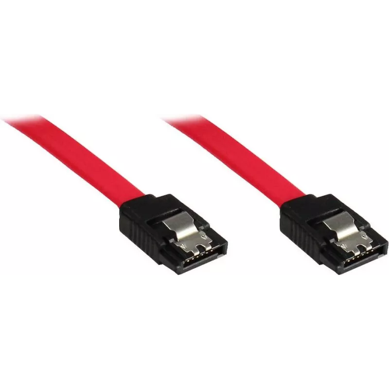 GoodConnections SATA 3 Gb/s kábel so zaistením, 0,5 m, červený 5045-A05