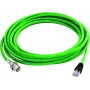 Telegärtner Cat.7A S/FTP patch kábel, 5 m, LSZH, sivý, 10 Gbps, RJ45 100017395