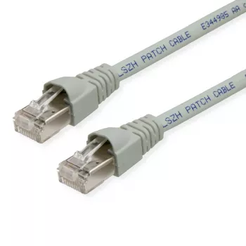 TELEGÄRTNER TEGA L00003A0148 Cat.6A S/FTP patch kábel, 4,5 m, sivý, LSZH