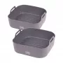 LURCH 2-dielna sada silikónových foriem na pečenie pre teplovzdušnú fritézu 17 x 17 cm 00070205