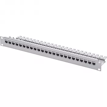 Telegärtner 24-port Cat.6 UTP patch panel, 1U 19