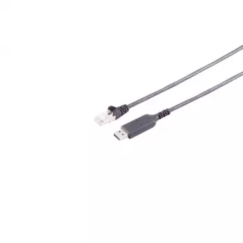 S CONN MAXIMUM CONNECTIVITY USB-A na RJ45 Gigabit Ethernet adaptérový kábel, 1 m, čierna 13-52025