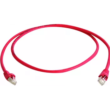 TELEGÄRTNER 100028072 Cat6a S/FTP patch kábel, 5,5 m, červený