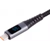 S CONN MAXIMUM CONNECTIVITY USB-C na USB-C nabíjací kábel, 240W PD, integrovaný displej, 1 m 14-59025