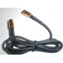 Wittenberg Antennen 1 m anténny kábel SMB konektor samica FME konektor samec RG174 50 Ohm čierny 103517