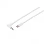 S CONN MAXIMUM CONNECTIVITY USB-C audiokábel, 3,5 mm zahnutý konektor, TRS, biela, 1,2 m (14-06126)