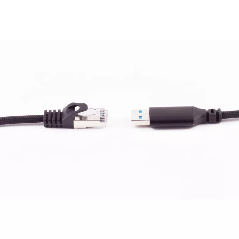 SHIVERPEAKS USB-A na RJ45 gigabit ethernet adaptérový kábel, 1 m, čierna BS14-52025