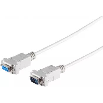 S CONN MAXIMUM CONNECTIVITY 9-pin Sub-D sériový kábel, konektor samec na konektor samica, 3,0 m, sivá