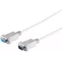 S CONN MAXIMUM CONNECTIVITY 9-pin Sub-D sériový kábel, konektor samec na konektor samica, 3,0 m, sivá