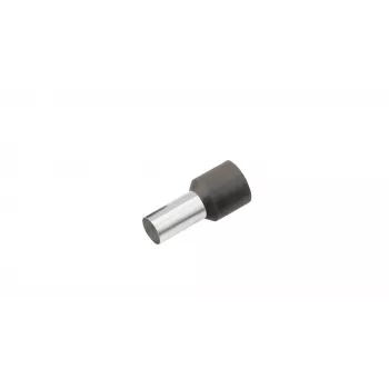 Cimco 187120 čiastočne izolovaná káblová koncovka, 1,5 mm², čierna, 100 ks