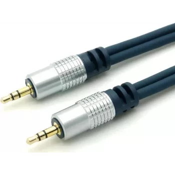 HOME-CINEMA Premium 3,5 mm stereo audiokábel 1,5 m chróm kov pozlátený 30812MHQ