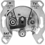 TechniSat TECHNIPRO SV600 V2 3-dierová anténna nástenná zásuvka s DC diódovým oddelením (TV, rádio, SAT) 0004/3075