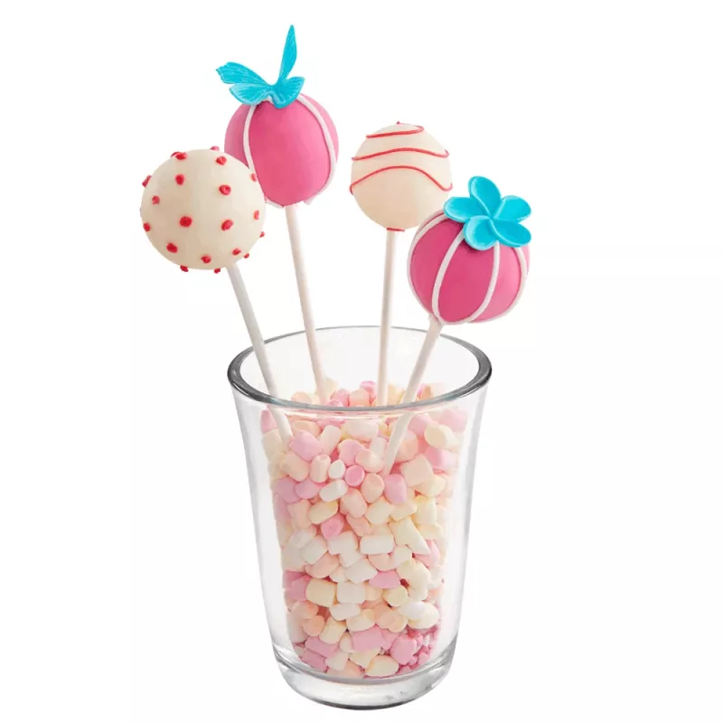 LURCH forma na cake-pop, silikón, 20 priehlbín, červená, 23,0 x 18,5 cm 83027