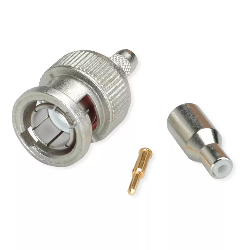 Telegärtner BNC káblový konektor samec krimpovací G04 75 Ohm, krimpovací/krimpovací, Standard, A2505, G04 (RG-179B/U) - 1 ks
