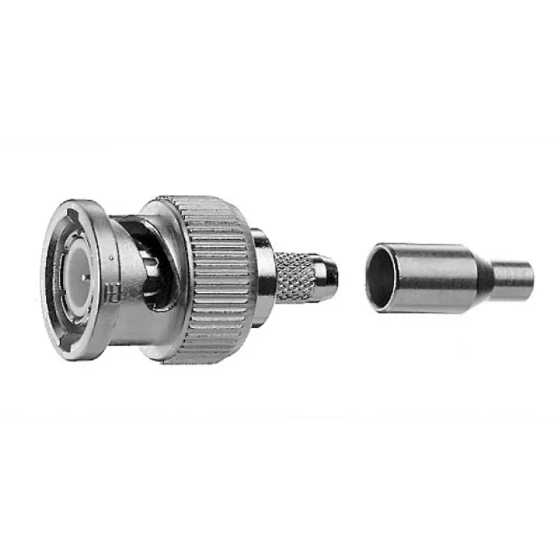 Telegärtner BNC káblový konektor samec krimpovací G04 75 Ohm, krimpovací/krimpovací, Standard, A2505, G04 (RG-179B/U) - 1 ks