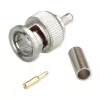 Telegärtner BNC krimpovací káblový konektor G13/G50, 75 Ohm, Professional, 0,4/2,5, 5 kusov (J01002A1350)