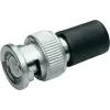 Telegärtner J01006A1373 BNC 93 Ohm koaxiálny konektor samec, konektor samec, krimpovací/spájkovaný, poniklovaná mosadz