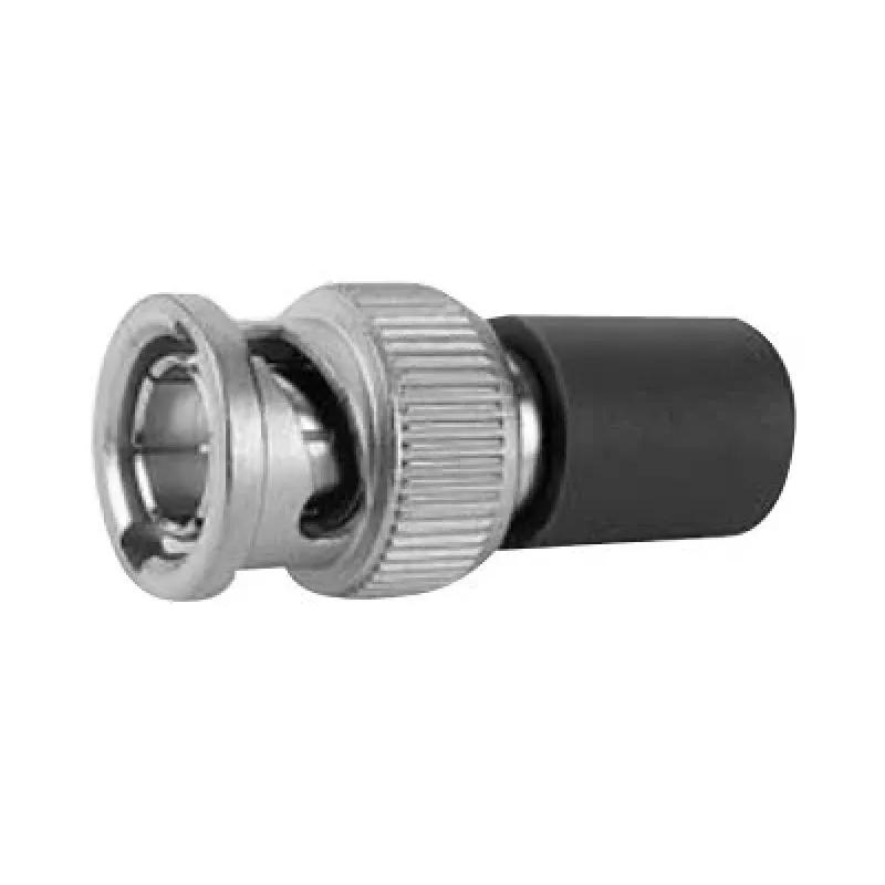 Telegärtner J01006A1373 BNC 93 Ohm koaxiálny konektor samec, konektor samec, krimpovací/spájkovaný, poniklovaná mosadz
