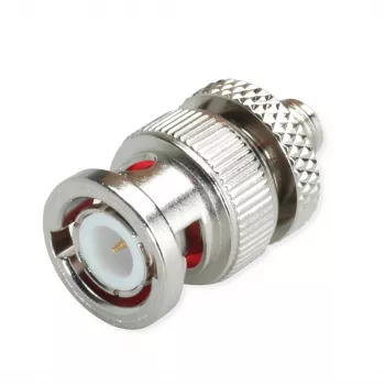Telegärtner BNC konektor samec na SMA konektor samica HF koaxiálny adaptér, 50 Ohm, rovný, J01008A0017