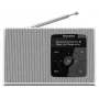 TechniSat DIGITRADIO 2 stolové rádio DAB+ FM Bluetooth budík biele 0001/3910