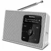 TechniSat DIGITRADIO 2 stolové rádio DAB+ FM Bluetooth budík biele 0001/3910