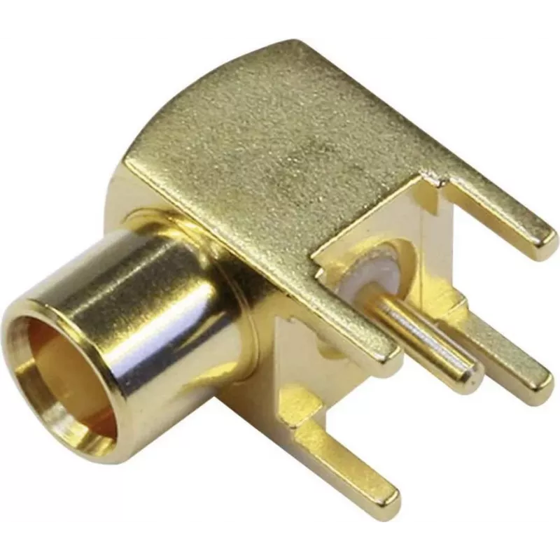 TELEGÄRTNER MCX konektor samica PCB vertikálny 50 Ohm HF konektor J01271A0161