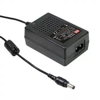 MEAN WELL GSM36B12-P1J 36W medicínsky desktop napájací zdroj 12V 3A, Level VI, 2xMOPP, 2,1x5,5mm DC konektor