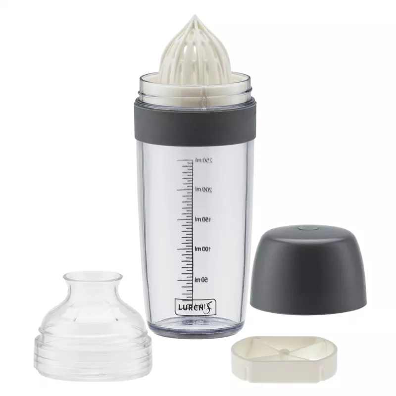 Lurch shaker sivý 250 ml shaker na dresing s meradlom 10023