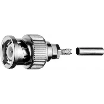 Telegärtner BNC káblový konektor samec Crimp G08 50 Ohm, crimp/crimp, Professional, A2914, G08 (RD-316) (J01000B0022)