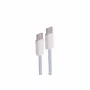 SHIVERPEAKS USB-C na USB-C nabíjací kábel, USB 2.0, 60W PD, modrý textil, 1m (BS14-21021)