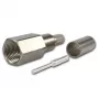 Telegärtner FME konektor samec crimp/crimp pre RG-58 C/U, 50 Ohm, zlatý/nikel J01700A0006Z
