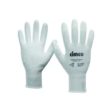 Cimco Skinny Soft ochranné rukavice, veľkosť 10 (L), biela 141264