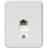 TELEGÄRTNER nástenná RJ45 zásuvka 1xRJ45 nechránená, Cat. 5e (A0174)