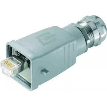 Telegärtner 100007467 senzor/aktor konektor RJ45 konektor samec, Cat.6A, tienený, na mieste montovateľný, 1 ks