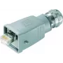 Telegärtner 100007467 senzor/aktor konektor RJ45 konektor samec, Cat.6A, tienený, na mieste montovateľný, 1 ks