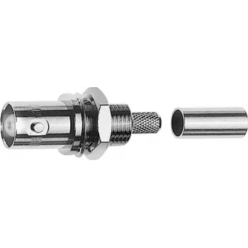 Telegärtner BNC káblový konektor samec/samica crimp 50 Ohm pre RG-58 C/U (J01001A0078)