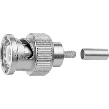 Telegärtner BNC konektor samec crimp 75 Ohm Professional séria pre koaxiálny kábel J01002A0073