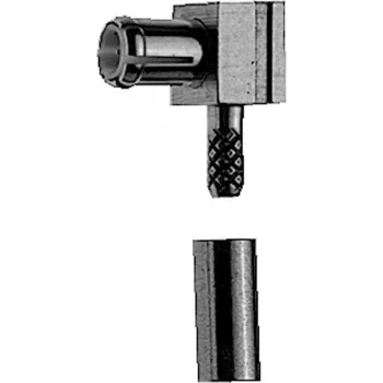 Telegärtner MCX zahnutý crimp konektor samec pre RG-178 B/U, pozlátený, balenie 5 ks (J01270A0201)