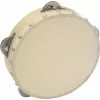 DIMAVERY DTH-704 tamburína 18 cm prírodné drevo s oceľovými plechmi 26053174