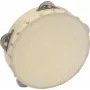 DIMAVERY DTH-704 tamburína 18 cm prírodné drevo s oceľovými plechmi 26053174