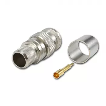 Telegärtner BNC krimpovací konektor samec pre RG214/U & RG393/U, 50 Ohm, 1 ks J01000A0060