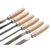 Cimco sada presných pilníkov 206750, 6-dielna, 160 mm, zárez 2, DIN 7283