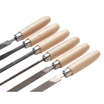 Cimco sada presných pilníkov 206750, 6-dielna, 160 mm, zárez 2, DIN 7283