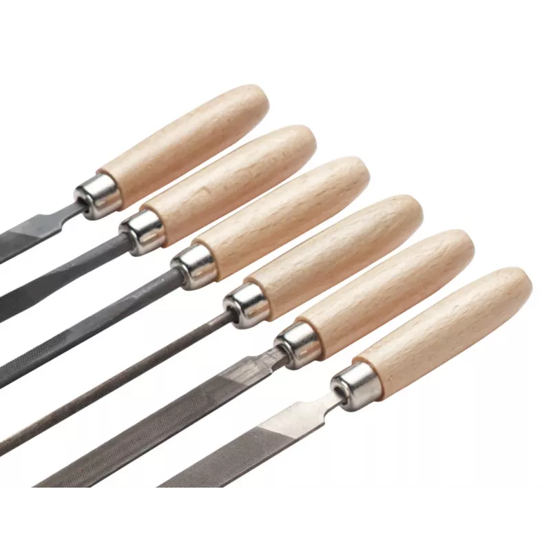 Cimco sada presných pilníkov 206750, 6-dielna, 160 mm, zárez 2, DIN 7283