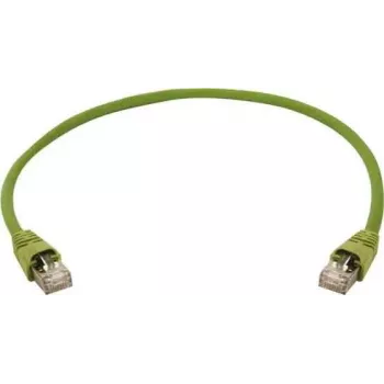Telegärtner L00000A0138 Cat5e S/FTP patch kábel, 1m, zelená