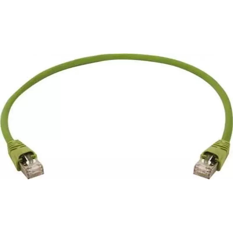 Telegärtner L00000A0138 Cat5e S/FTP patch kábel, 1m, zelený