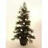 EUROPALMS dekoračná guľa set 7 cm, biela, 6 ks (83501254)